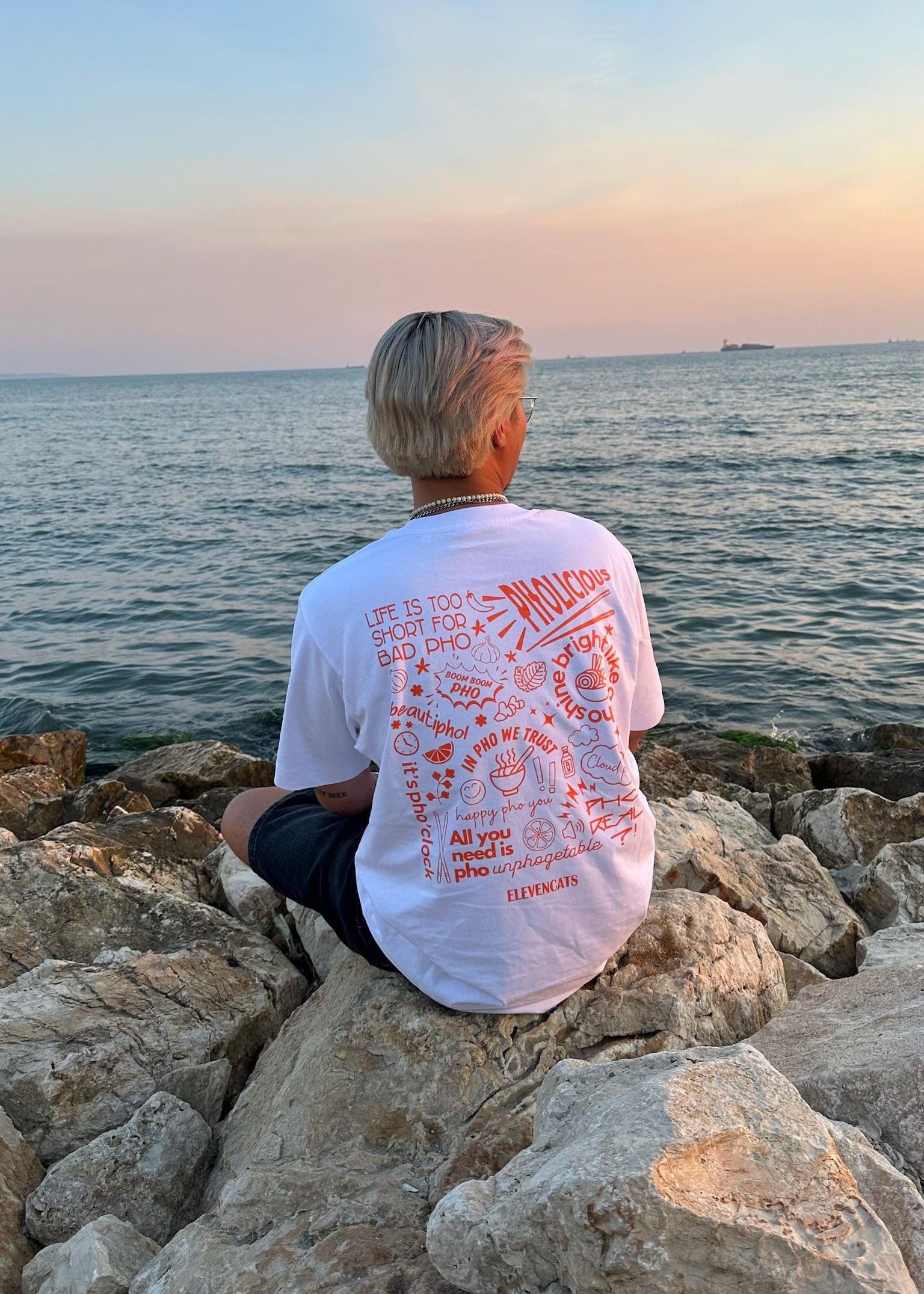 PHO LOVER TEE WHITE