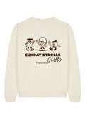 SUNDAY STROLLS CLUB SWEATER BRAUN