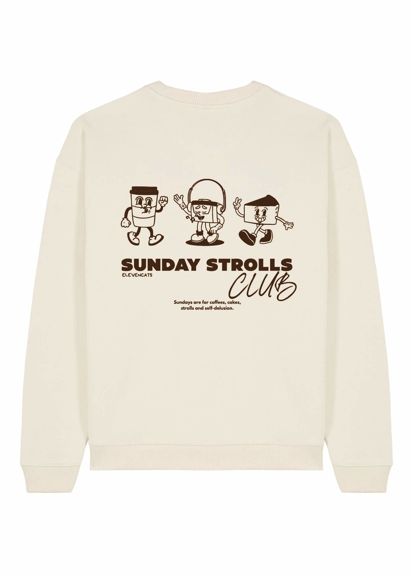 SUNDAY STROLLS CLUB SWEATER BLAU